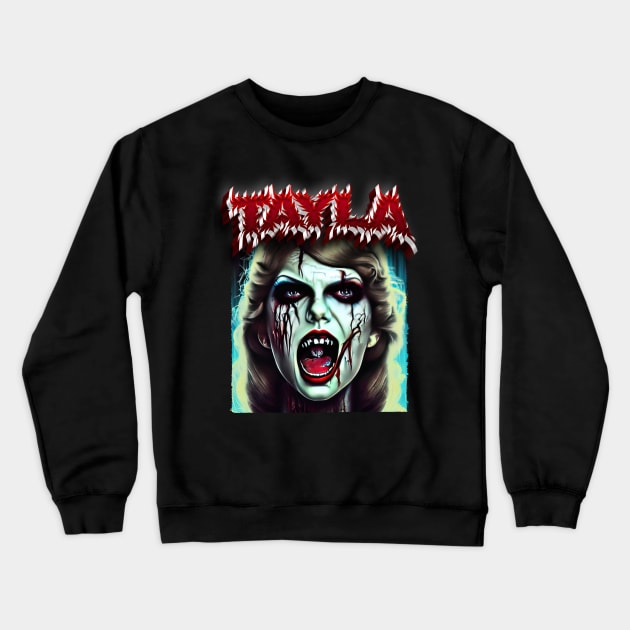 Tayla Swiff Metalhead Crewneck Sweatshirt by Soulphur Media